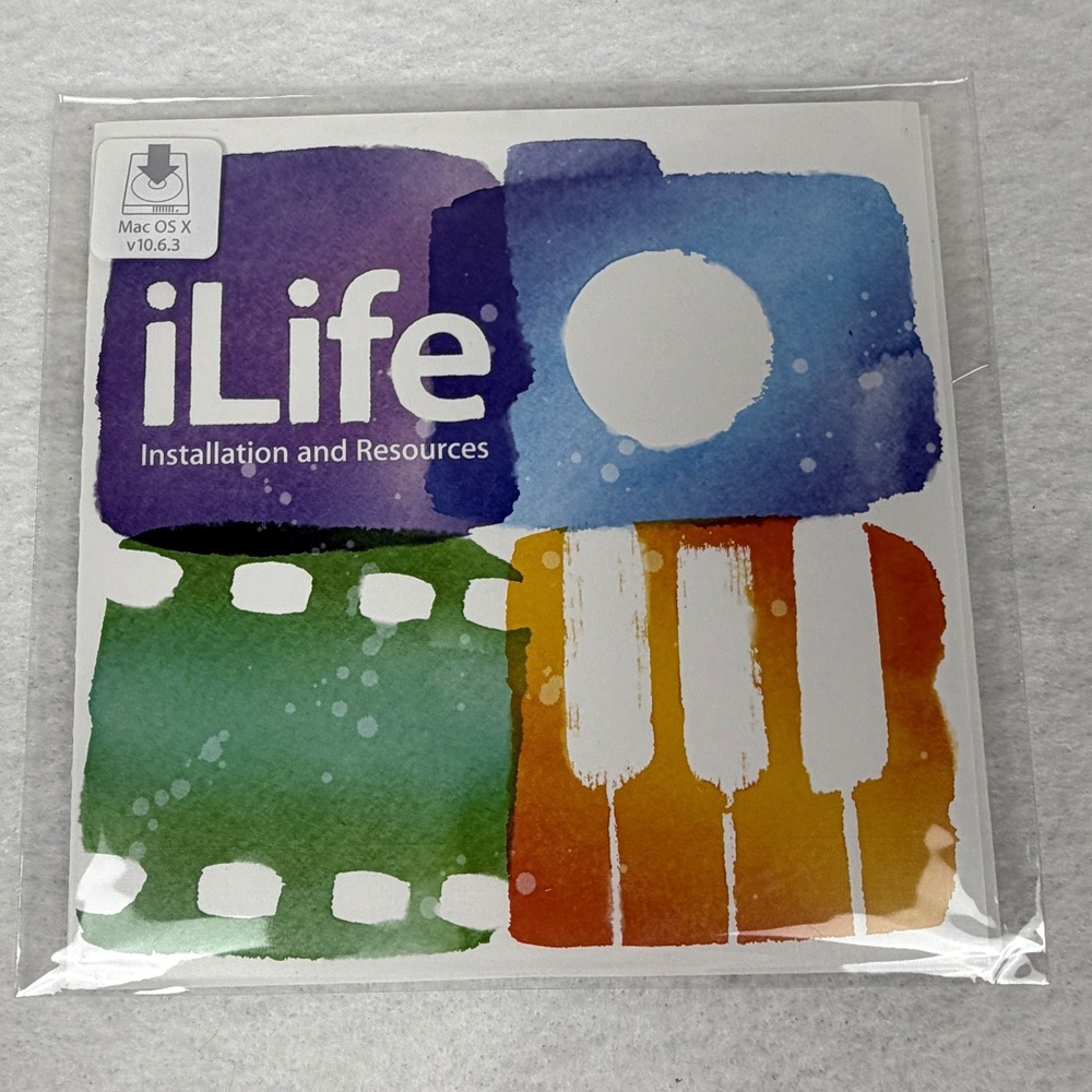 NEW Apple iLife Installation and Resources Mac OSX v10.6.3 Drop In Kit 607-6818